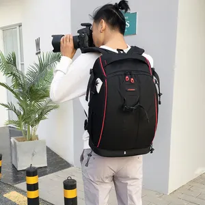 Große Kapazität billige SLR-Kamera Rucksack Tasche mit Regenschutz
