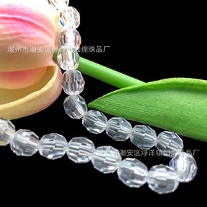 Acrylic Angle <b>Beads</b> 6-10mm 32 Facets Transparent DIY Jewelry Making Material Bulk Loose <b>Beads</b> - Product Image 3