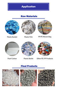 Línea de Producción de Granuladora de Reciclaje de Plástico de Escala Pequeña a Mediana, Completa, 500 kg/h - Product Image 2