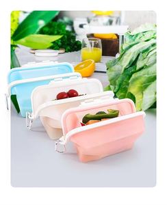 Sac de conservation alimentaire réutilisable en silicone de qualité alimentaire sans BPA avec logo personnalisé, style campagnard, marque Suan, pour fruits frais, nouveau - Product Image 2