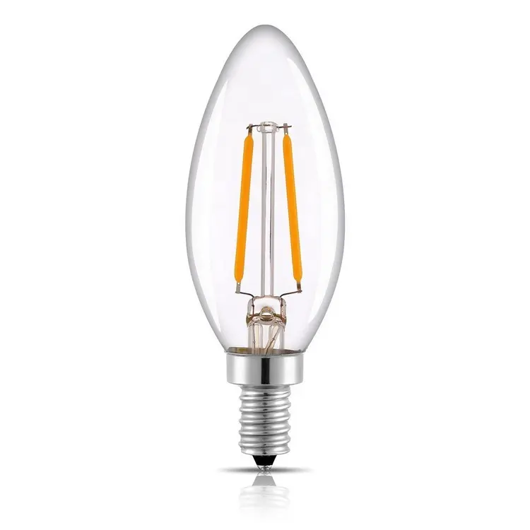 Best Selling C35 E14 LED Candelabra Bulb LED Edison Filament Chandelier Candle Light Bulb 2W 4W 6W Non-Dimmable