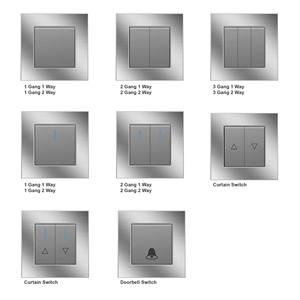 Prese <span class=keywords><strong>e</strong></span> Interruttori Elettrici da Parete in Alluminio Standard UE, Fornitura all'Ingrosso Nero, Oro, Bianco, Grigio - Product Image 2