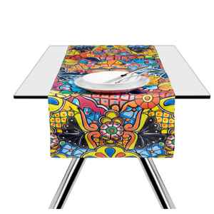 Chemin de table Excelsa Acapulco en coton 45x140 cm multicolore - Product Image 3