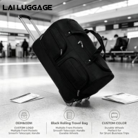 Sac de voyage unisexe personnalisé, sac de sport et de cosmétiques tendance, disponible en différentes couleurs