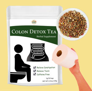 Th Dtox Intestinale [Aide à <span class=keywords><strong>la</strong></span> digestion] - Sachets de thé aux herbes bio sans sucre certifié ISO pour un transit doux - Product Image 1