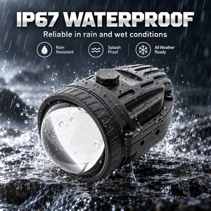 Feux antibrouillard LED tricolores de 2 pouces pour Mitsubishi Triton L200 2023+ GLS <span class=keywords><strong>GSR</strong></span> <span class=keywords><strong>12V</strong></span> 24V avec lentille de projecteur et support pour la modification automobile - Product Image 4
