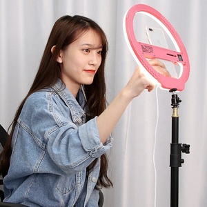 Yongnuo <span class=keywords><strong>mini</strong></span> anillo de luz portátil para teléfono móvil con soporte de mesa tripied - Product Image 6