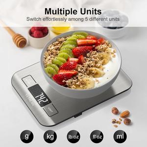 Wholesale Factory Best Seller 5kg Stainless Steel 1g Accuracy Battery Powered Waterproof Portable Electronic Digital <b>Kitchen</b> - Product Image 3