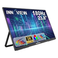 Ultradünner 23,8 Zoll Tragbarer IPS-Bildschirm 2K QHD 180Hz 1000:1 Kontrastverhältnis für Heim- und Büronutzung