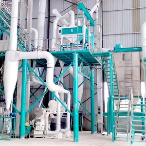 Fraiseuse automatique de farine de blé de technologie avancée, 100 tonnes par jour