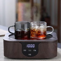 Tazas de Vidrio de Borosilicato de Alta Calidad, Minimalistas, Ecológicas, Hechas a Mano, de Pared Simple, Reutilizables, de 80 ml, con Asa, Venta al Por Mayor