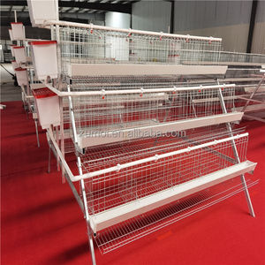 Jaulas para Pollos Galvanizadas por Inmersión en Caliente, Jaulas Avícolas para 10000 Gallinas Ponedoras - Product Image 1