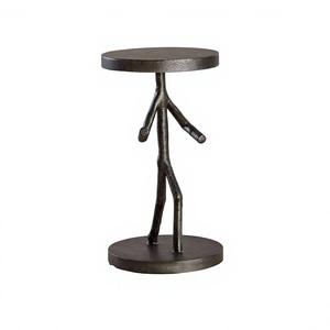 Cast Aluminium Made Metal Antique Side <b>Table</b> for Home Hotel Indoor Decor Usage Furniture Corner <b>Table</b> in Affordable Price - Product Image 1