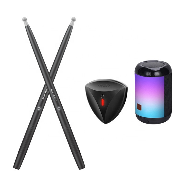 Virtual AR Electronic Drum Toy Somatosensory Drum Kit Portable air Drum Sticks Set for Kids Adults Music Beginners Practitioners