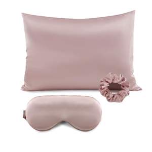 Wholesales Price Hair Band Eyes Mask Cooling Silk Pillowcase Printing Custom Logo Luxury Hotel <strong>Pillow</strong> <strong>Cover</strong> - Product Image 2