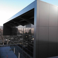 Matériaux de construction ACP au design moderne, panneaux composites en aluminium de 3 mm et 4 mm pour usage extérieur, revêtement PVDF PE pour façades et murs extérieurs