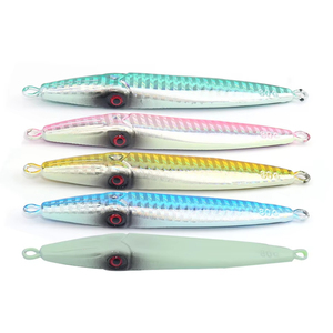Leurre Artificiel Plaque Métallique 60g-100g pour Pêche en Bateau et à Rive Sans Hameçons pour <span class=keywords><strong>Maquereau</strong></span> – Jig Métallique - Product Image 1