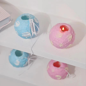 2025 xu hướng mới vòng xoắn ốc nến bóng trang trí độc đáo xuống cạnh tan chảy tuyết bóng ánh sáng xoắn ốc đốt nến bóng - Product Image 6