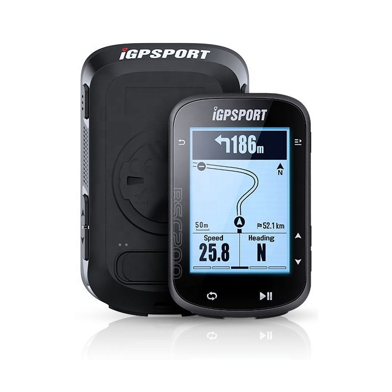 IGPSPORT 50S Bike Computer GPS - Wireless Cycling Speedometer With 2.2" Screen, Bluetooth, ANT+, Auto Pause