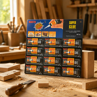 Prix d'usine, 12 pièces de colle instantanée super puissante 502, colle liquide multi-usages 502, super adhésif 3g