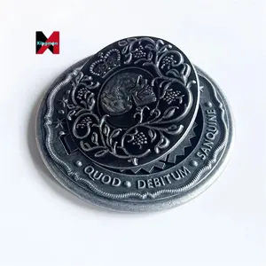 John Wick: Chapter 4 Cosplay Prop Blood Oath Marker Coin Collections Cosplay Props Souvenir Badge Men Women Accessories