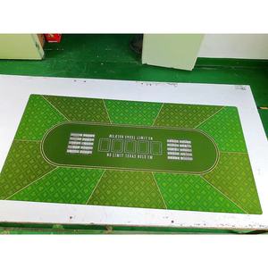 Alfombrilla de juego antideslizante de goma Tigerwings, Mahjong, dominó, póker y mesa de juego de mesa con bolsa portátil (negro) - Product Image 4