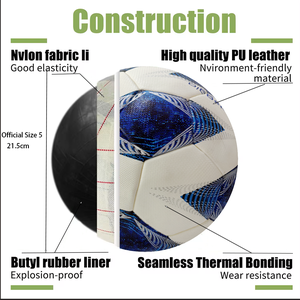 Ballon de <span class=keywords><strong>football</strong></span> Moten de style classique en cuir PU, taille 4 5, haute qualité, thermocollé, pour usage intérieur/extérieur, entraînement, couleur personnalisable - Product Image 6