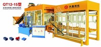 Machine automatique de fabrication de briques en béton à pression hydraulique XINGXIN QT12-15 Chine