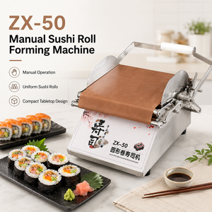 Machine à sushi manuelle portable en acier inoxydable pour comptoir, machine à former des maki et des kimbap, facile à utiliser - Product Image 1