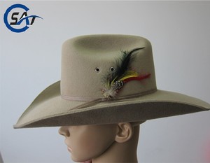 Sombrero de vaquero de estilo mexicano de fieltro de lana australiana 100% - Product Image 6