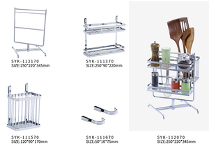 Épices <span class=keywords><strong>rotatif</strong></span> <span class=keywords><strong>Porte</strong></span>-bouteilles Métal Ustensiles de Cuisine Organisateur Titulaire - Product Image 2
