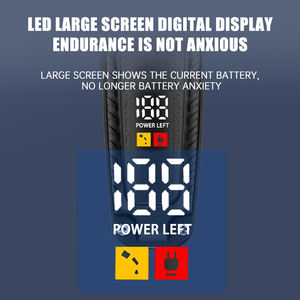 Профессиональный парикмахерский электрический триммер, беспроводной USB перезаряжаемый с черным светодиодным дисплеем, предназначен для мужской стрижки бороды - Product Image 4