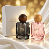 Flacon de parfum à étiquette privée 30ml 50ml 100ml avec boîte, vaporisateur à fine brume rond, flacon de parfum personnalisé, flacon de parfum vide de luxe