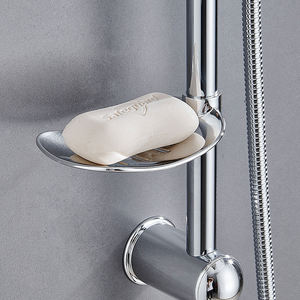 ชุดก๊อกน้ำสแตนเลสติดผนังชุบโครเมียม, ชุดฝักบัวอาบน้ำร้อนและเย็นพร้อมแกนวาล์วเซรามิกสำหรับห้องน้ำ - Product Image 6