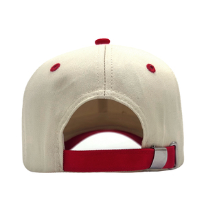 หมวกเบสบอลผ้าคอตตอนสองสี6แผงสำหรับผู้ชายปักโลโก้ได้ตามต้องการ - Product Image 4