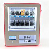 Distributeur automatique commercial compact de comptoir avec éclairage LED et gestion à distance du fond d'écran, équipement de distribution de petits articles