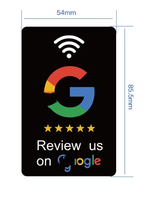 Menu Carte NFC, Avis NFC, Carte NFC en PVC, Avis Google NFC, QR Google NFC, Support de carte d'avis NFC