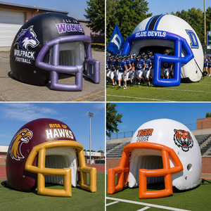 <span class=keywords><strong>Casque</strong></span> de <span class=keywords><strong>football</strong></span> américain gonflable personnalisé de haute qualité pour les cérémonies d'ouverture et la promotion d'équipes - Product Image 2