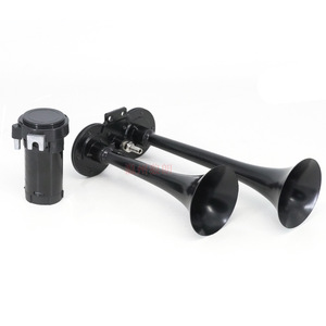 Kit <span class=keywords><strong>de</strong></span> Bocina <span class=keywords><strong>de</strong></span> Aire <span class=keywords><strong>de</strong></span> 12V con Doble <span class=keywords><strong>Trompeta</strong></span> y Compresor, 130dB, Bocina <span class=keywords><strong>de</strong></span> Tren Impermeable para Camión, Auto, SUV - Product Image 2