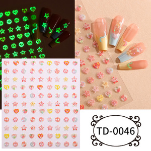สติ๊กเกอร์ติดเล็บ 5 มิติ ลายนูนแบบเจลลี่ DIY เนื้อนุ่ม สำหรับเด็ก ของใช้เครื่องเขียนสร้างสรรค์ ลดราคา - Product Image 6