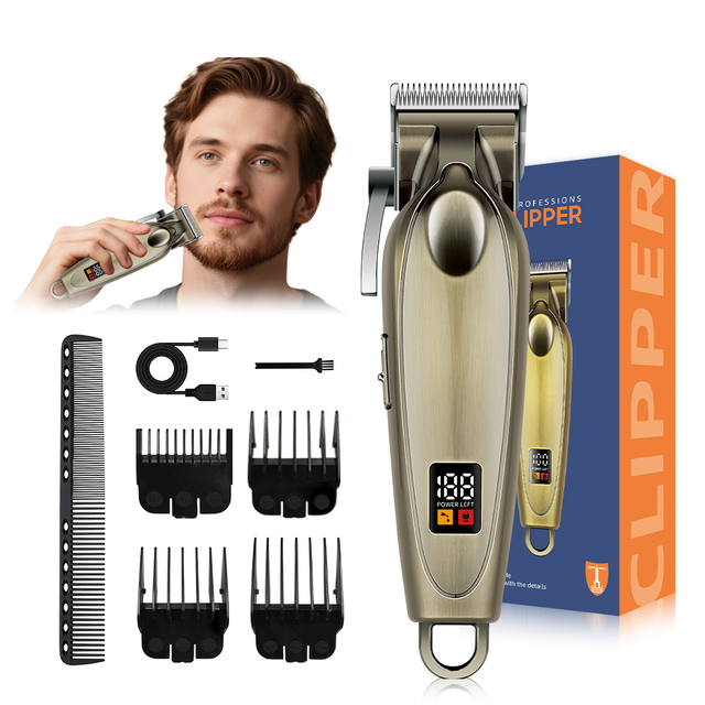 Professional Custom Men's Haircut Machine New Household Electric Hair for Clipper for Hotel Use English Operating Language