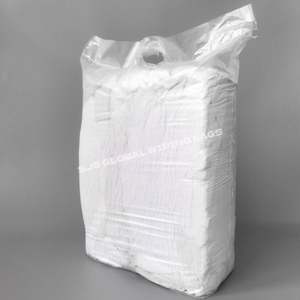 Toalla Blanca Reciclada con Rayas para Limpieza Automotriz, Paños de Limpieza 100% Algodón para Uso Industrial - Product Image 1