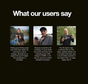 Nouveau Sondeur Portable Chirp+3.0 à Triple Faisceau avec Carte 3D, GPS, Bateau Amorceur Intelligent, Étanche IP67 et Batterie <span class=keywords><strong>de</strong></span> 15 Heures - Product Image 5