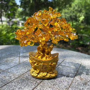 Bán Buôn Trang Trí Cây Với Tự Nhiên Vàng Chữa Bệnh Đá Thạch Anh Hồng Thạch Anh Tím Pha Lê Đẹp Pha Lê Trang Trí - Product Image 5