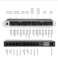Prosesor Audio Digital Subwoofer Stereo Crossover Elektronik 4 Arah BHA 2/2/4 Harga Grosir Pabrik Partai Kecil logo