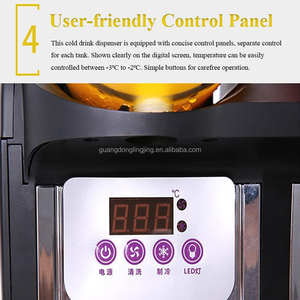 Machine <span class=keywords><strong>à</strong></span> slush glacé 2,5 L * 2 bols, prix bas, usage domestique, commercial, avec écran numérique LED pour les restaurants, les bars et les foyers - Product Image 5