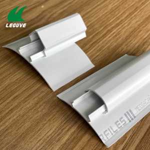 Leguwe High Quality <strong>UPVC</strong> Tile <strong>Trim</strong> for Corner Wall Joints Plastic Profiles for Decorative Landscaping Factory Wholesale Price - Product Image 5