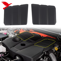Pour Toyota Tundra 2022-2026, couvre-capot avant, garniture de capot, ABS noir mat, accessoires extérieurs de voiture