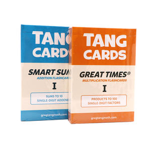 การ์ดแฟลชคำศัพท์คณิตศาสตร์และตัวอักษรแบบกำหนดเองราคาโรงงาน WJPC ขายส่ง การ์ดแฟลชการเรียนรู้การคูณสำหรับเด็ก - Product Image 3