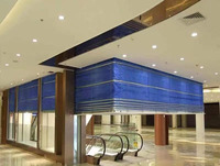 Volet roulant double en tissu, en acier galvanisé, résistant au feu, décoration moderne pour la maison, CHANGYI